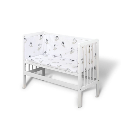 BabyTrold Bedside Crib, Hvid